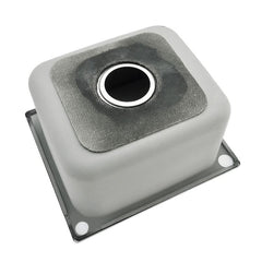 キッチンシンク 台所流し台 42*37cm オーバー アンダー 304ステンレス