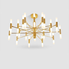 LEDシャンデリア リビング照明 ダイニング 寝室 ランプ 枝型 オシャレ 20/40灯 黒金色