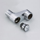 クランク 取付脚 配管用ソケット 延長 水栓部品 水流調整 止水付 銀 2個入り