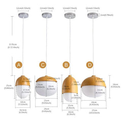 ペンダントライト リビング照明 店舗 玄関 寝室 ドングリ型/堅果型 北欧風 和風 1灯 - Kansofurni