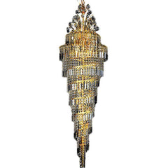 ペンダントライト クリスタル照明 吹き抜け ホテル 別荘 天井照明 豪華 H160/200/300cm - Kansofurni