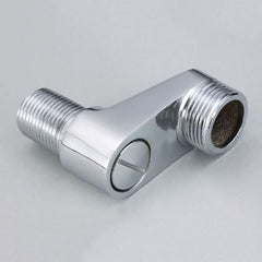 クランク 取付脚 配管用ソケット 延長 水栓部品 水流調整 止水付 銀 2個入り