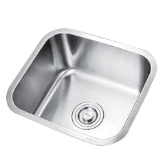 キッチンシンク 台所流し台 41*36cm 304ステンレス オーバー アンダー