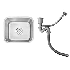 キッチンシンク 台所流し台 41*36cm 304ステンレス オーバー アンダー