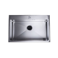 キッチンシンク 台所流し台 70*46cm オーバー アンダー 304ステンレス