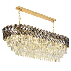 ペンダントライト クリスタル 天井照明 リビング 吹き抜け 店舗 豪華 L75cm 6灯 - Kansofurni