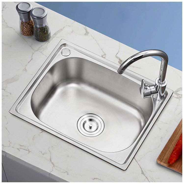キッチンシンク 台所流し台 50*40cm オーバー アンダー 304ステンレス - Kansofurni