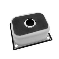 キッチンシンク 台所流し台 50*40cm オーバー アンダー 304ステンレス - Kansofurni