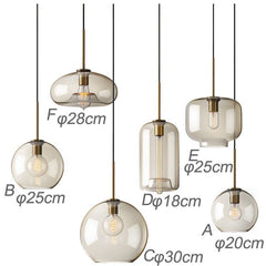 ペンダントライト リビング照明 ダイニング 店舗 ガラス 北欧風 1灯 - Kansofurni