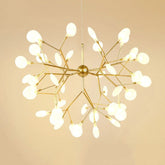 LEDペンダントライト 天井照明 リビング 寝室 店舗 北欧風 枝型 金/黒色 27/36/45/54/63灯 - Kansofurni