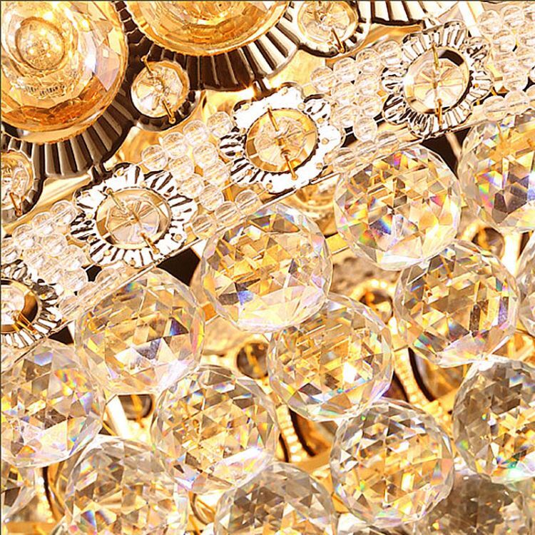 ペンダントライト 天井照明 吹き抜け リビング クリスタル照明 豪華 D45/60cm - Kansofurni