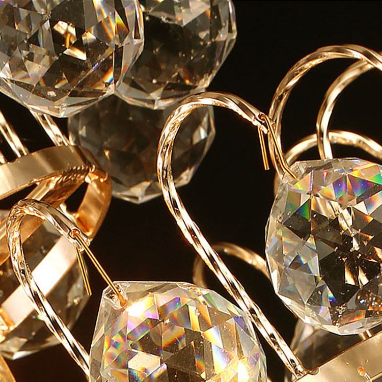 ペンダントライト 天井照明 吹き抜け リビング クリスタル照明 豪華 D45/60cm - Kansofurni