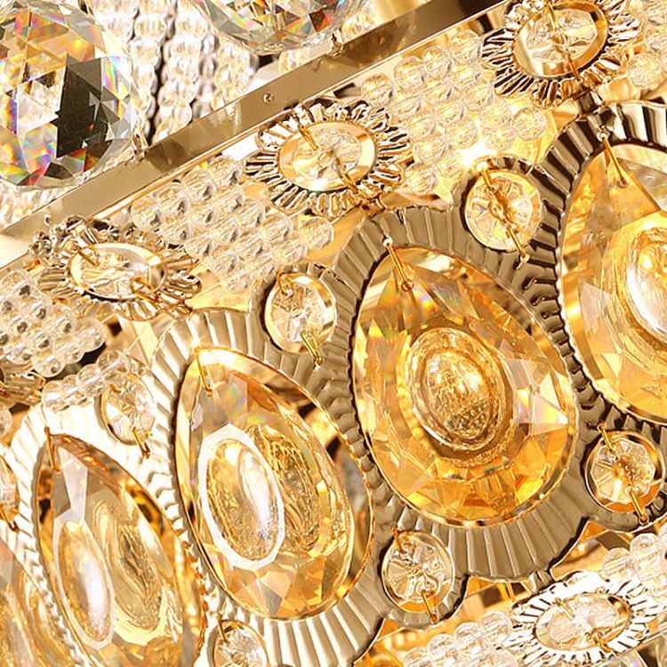 ペンダントライト 天井照明 吹き抜け リビング クリスタル照明 豪華 D45/60cm - Kansofurni