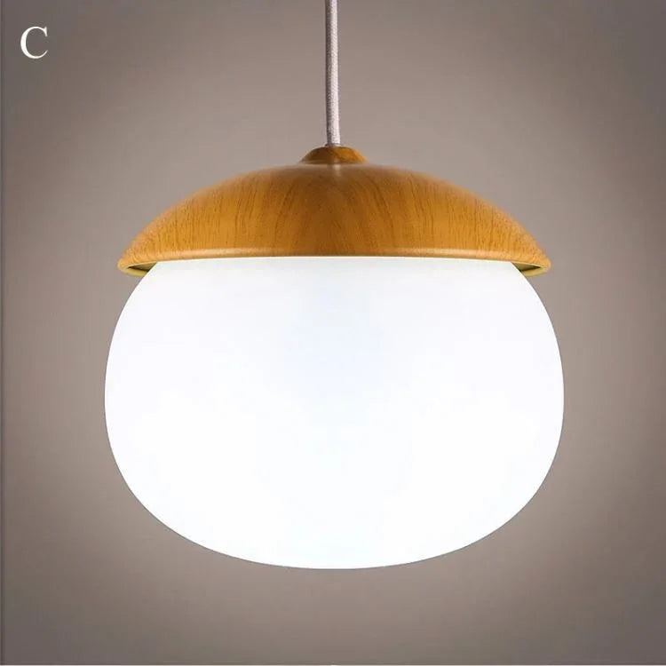 ペンダントライト リビング照明 店舗 玄関 寝室 ドングリ型/堅果型 北欧風 和風 1灯 - Kansofurni