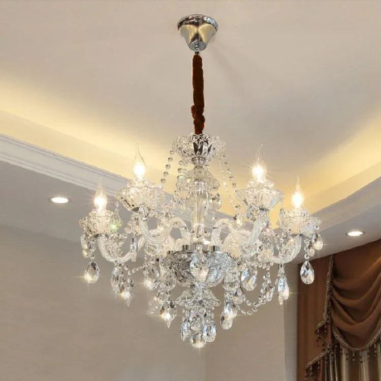 シャンデリア クリスタル照明 リビング 吹き抜け ダイニング照明 4色 オシャレ - Kansofurni