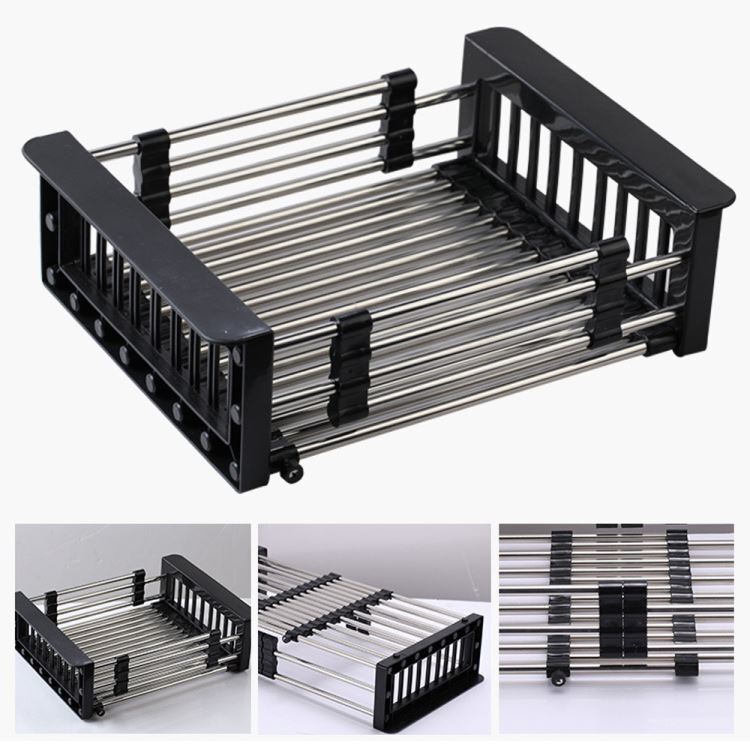 キッチンシンク ナノ台所流し台 55*45cm オーバー アンダー 201ステンレス 手作り 黒 1槽 厚手 - Kansofurni