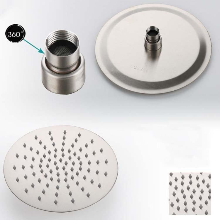 シャワー水栓 サーモスタット混合栓 ヘッド+ハンド+蛇口 シャワーシステム - Kansofurni