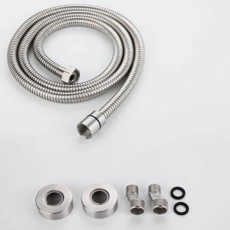 シャワー水栓 サーモスタット混合栓 ヘッド+ハンド+蛇口 シャワーシステム - Kansofurni