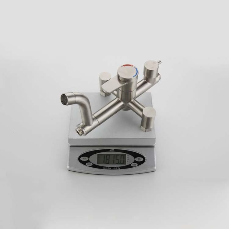 シャワー水栓 サーモスタット混合栓 ヘッド+ハンド+蛇口 シャワーシステム - Kansofurni