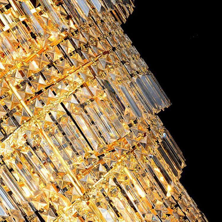 ペンダントライト クリスタル照明 吹き抜け ホテル 別荘 天井照明 豪華 H160/200/300cm - Kansofurni