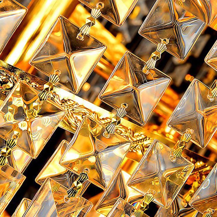 ペンダントライト クリスタル照明 吹き抜け ホテル 別荘 天井照明 豪華 H160/200/300cm - Kansofurni