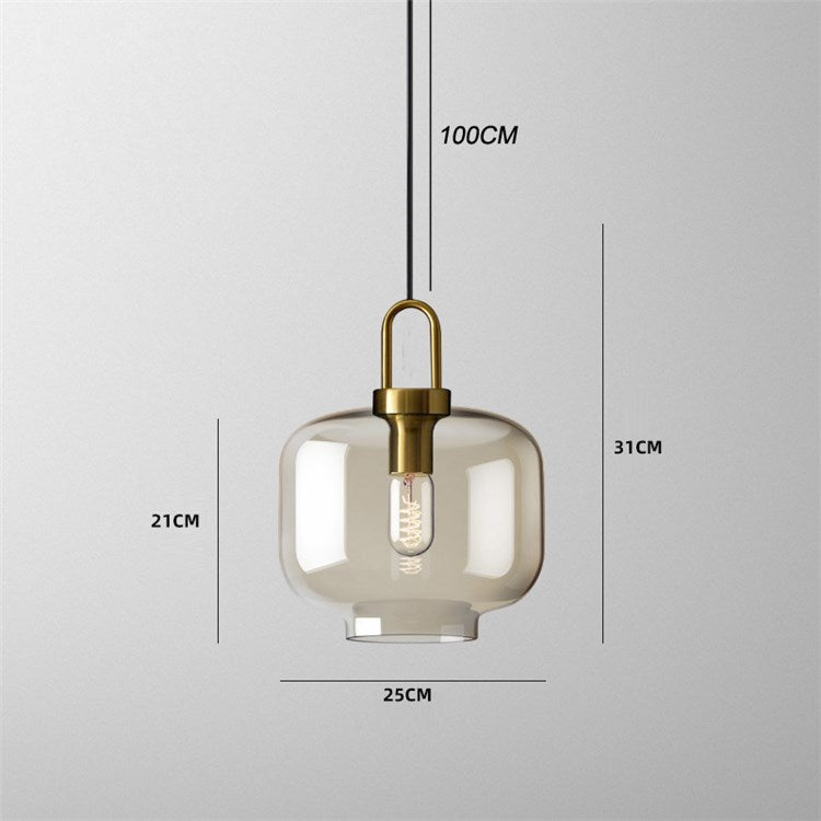 ペンダントライト ダイニング リビング 店舗 天井照明 ガラス 円形/長方形 3灯 - Kansofurni