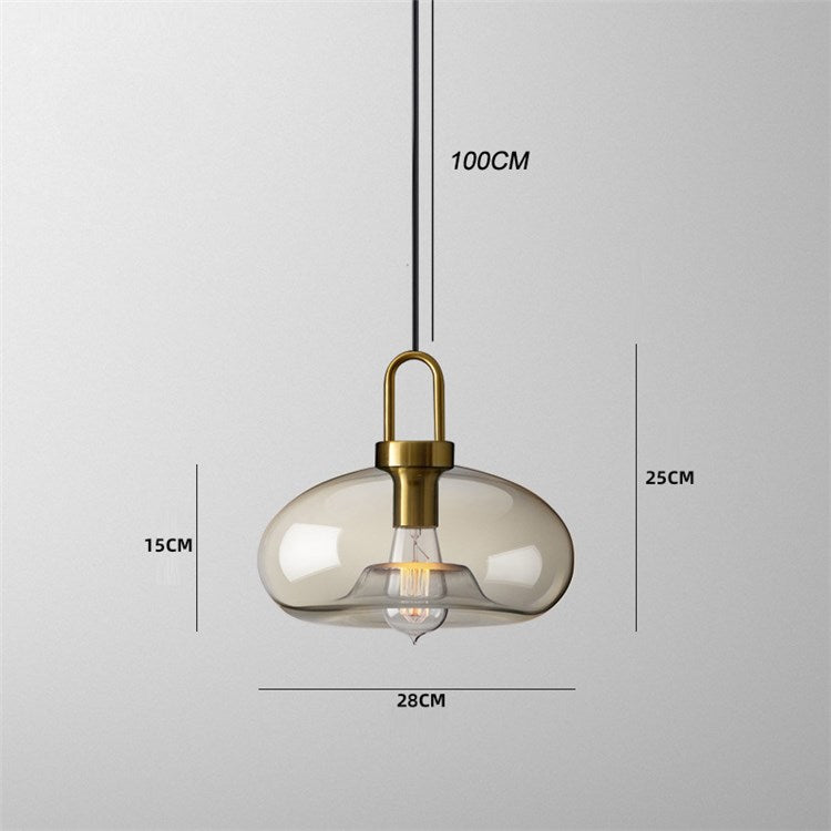 ペンダントライト ダイニング リビング 店舗 天井照明 ガラス 円形/長方形 3灯 - Kansofurni