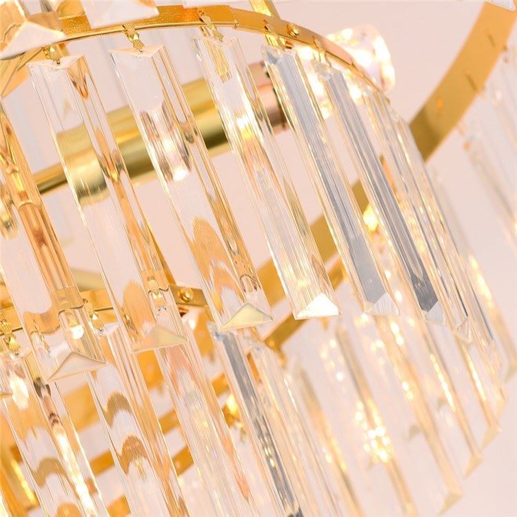 ペンダントライト クリスタル 天井照明 リビング 吹き抜け 店舗 豪華 80cm 12灯 - Kansofurni