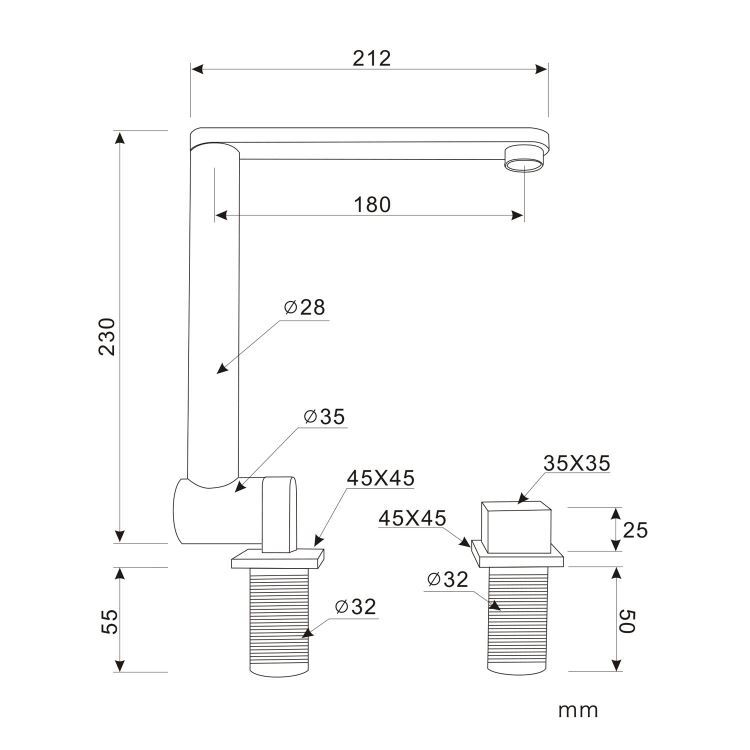 キッチンシンク ナノ台所流し台 68*48cm オーバー アンダー 304ステンレス 折畳み式蛇口付 目隠しフタ付 黒 1槽 - Kansofurni