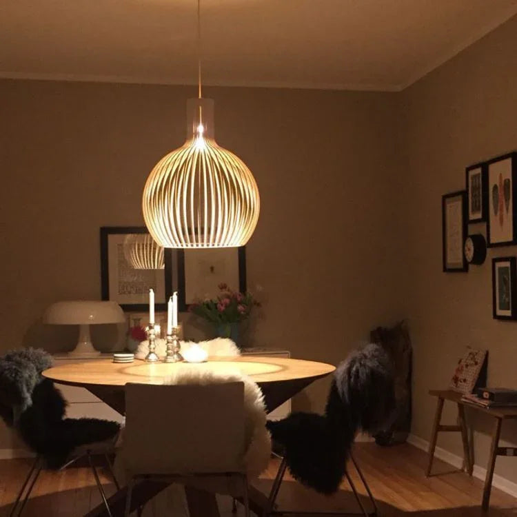 ペンダントライト リビング照明 ダイニング 店舗 鳥カゴ型 1灯 - Kansofurni