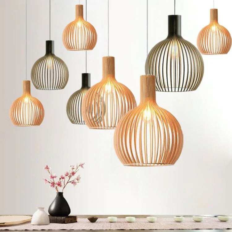 ペンダントライト リビング照明 ダイニング 店舗 鳥カゴ型 1灯 - Kansofurni