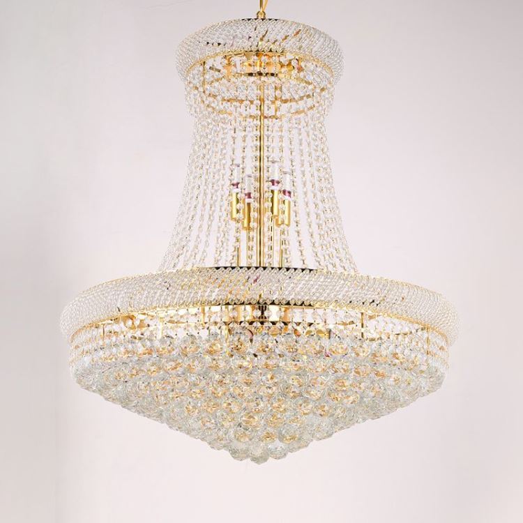 ペンダントライト 大型照明 クリスタル 吹き抜け 別荘 豪華 18灯 D80cm - Kansofurni