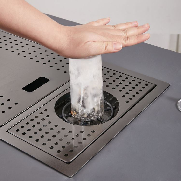 キッチンシンク ナノ台所流し台 58*32cm オーバー アンダー 304ステンレス 昇降蛇口付 目隠しフタ付 カップ洗浄付 黒 1槽 - Kansofurni