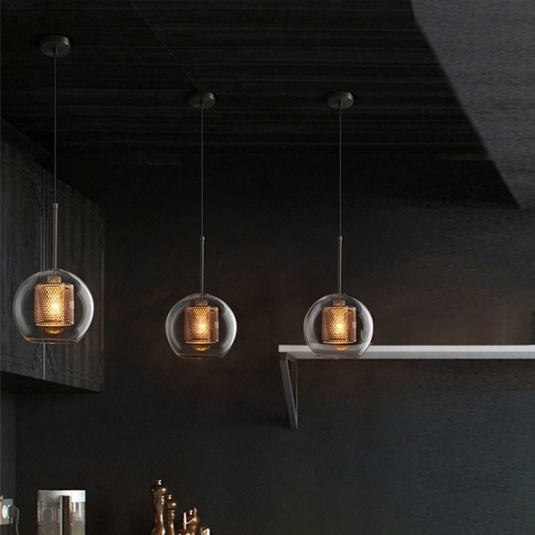 ペンダントライト リビング照明 ダイニング 寝室 玄関 6畳8畳 球型 北欧風 1灯 - Kansofurni