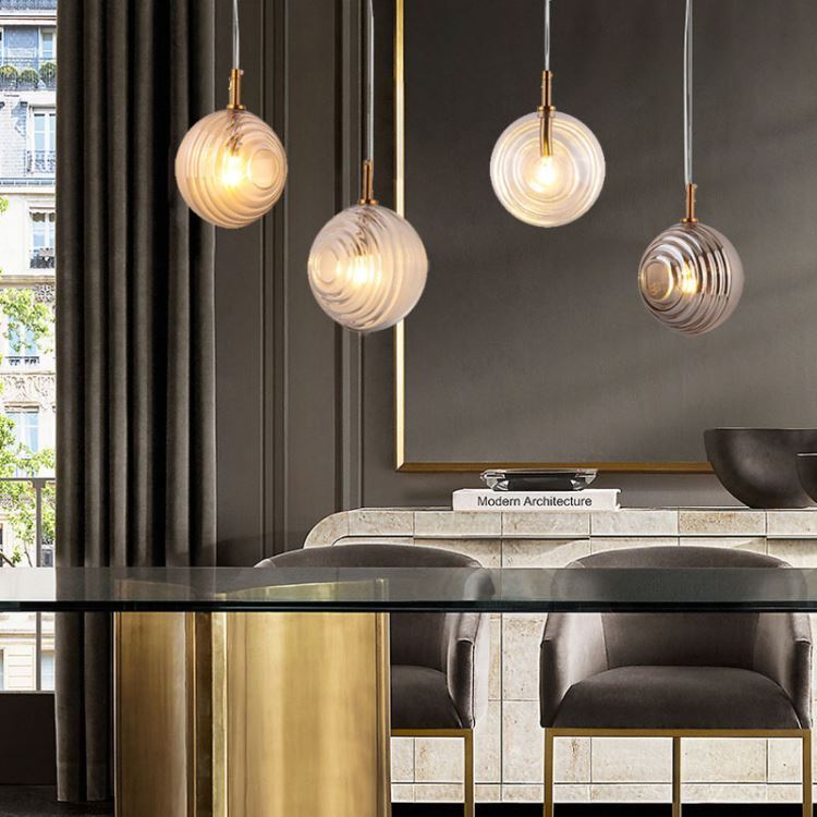 LEDペンダントライト 吹き抜け 店舗 別荘 天井照明 ガラス - Kansofurni