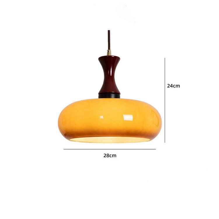 ペンダントライト リビング照明 ダイニング 照明ライト 北欧風 レトロ ガラス 1灯 - Kansofurni