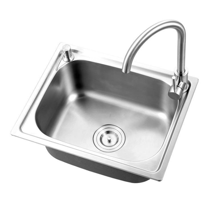 キッチンシンク 台所流し台 50*40cm オーバー アンダー 304ステンレス - Kansofurni
