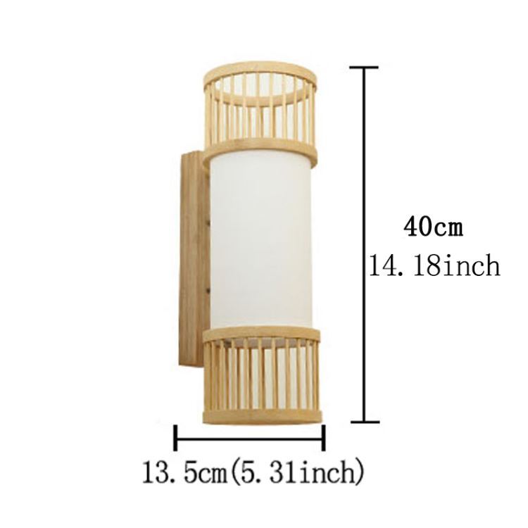 壁掛け照明 ウォールランプ ブラケット 間接照明 玄関 和室和風 竹木 1灯 - Kansofurni