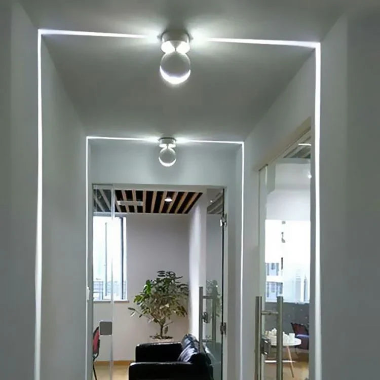 LEDシーリングライト 壁掛け照明 天井･壁付両用 玄関 店舗 バー 角度回転可 7色 - Kansofurni