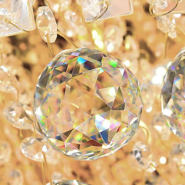 LEDシーリングライト クリスタル照明 リビング 天井照明 豪華 D40/60/80cm - Kansofurni