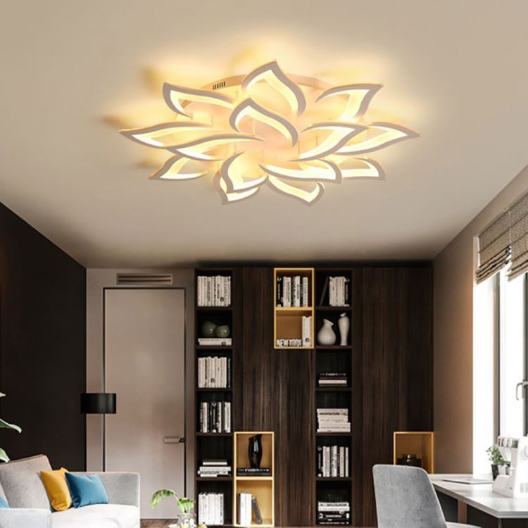 LEDシーリングライト 天井照明 リビング 店舗 ランプ ヒマワリ型 - Kansofurni