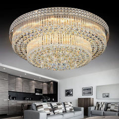 LEDシーリングライト クリスタル照明 リビング 天井照明 豪華 D40/60/80cm - Kansofurni